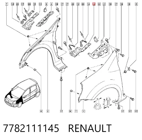  7782111145 Renault (RVI)