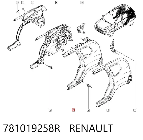  781019258R Renault (RVI)