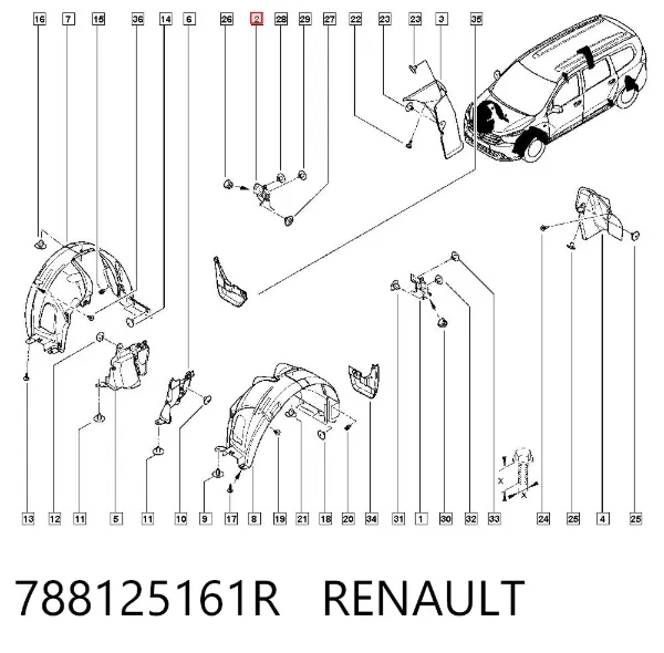  788125161R Renault (RVI)