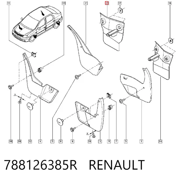  788126385R Renault (RVI)