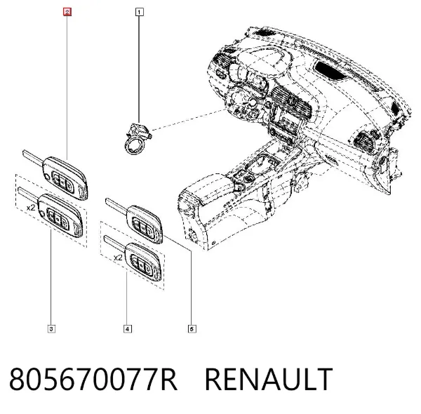  805670077R Renault (RVI)