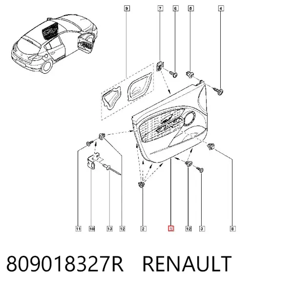  809018327R Renault (RVI)