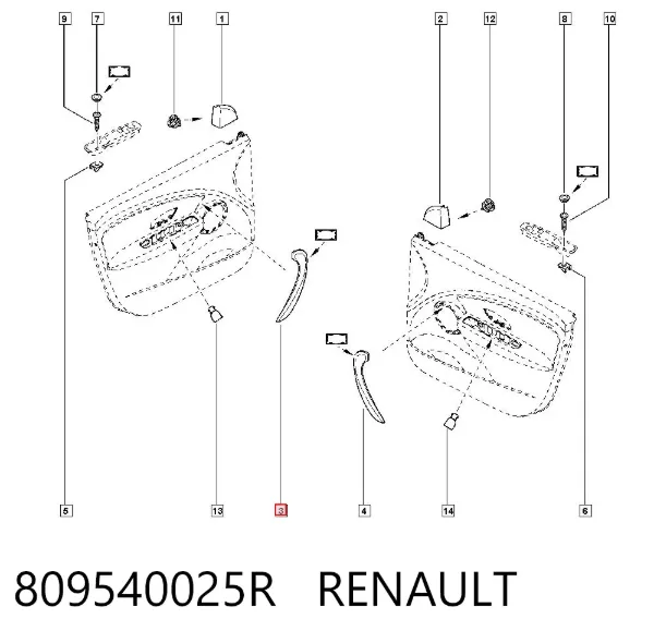  809540025R Renault (RVI)