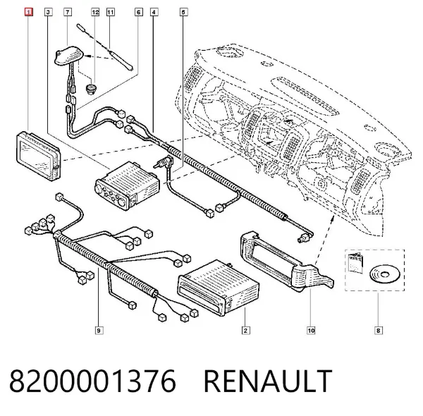  8200001376 Renault (RVI)