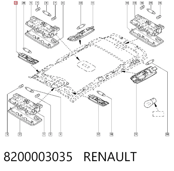  8200003035 Renault (RVI)