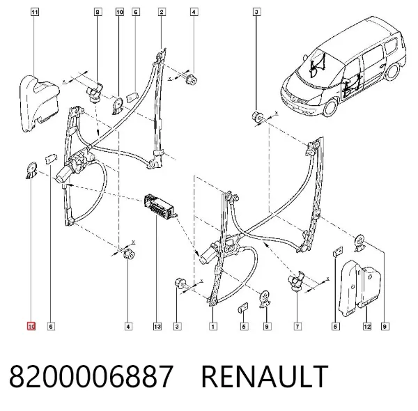  8200006887 Renault (RVI)