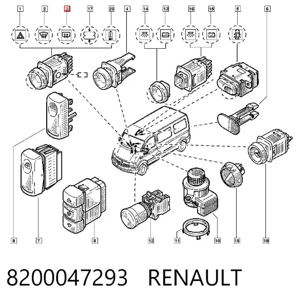  8200047293 Renault (RVI)