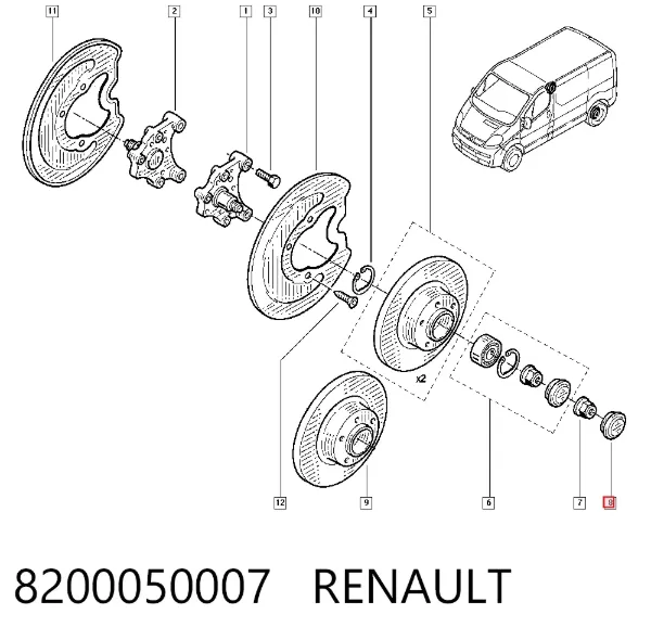  8200050007 Renault (RVI)