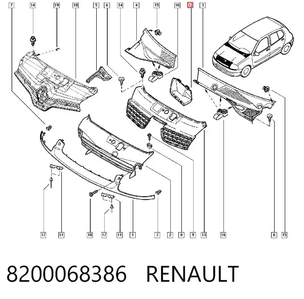  8200068386 Renault (RVI)