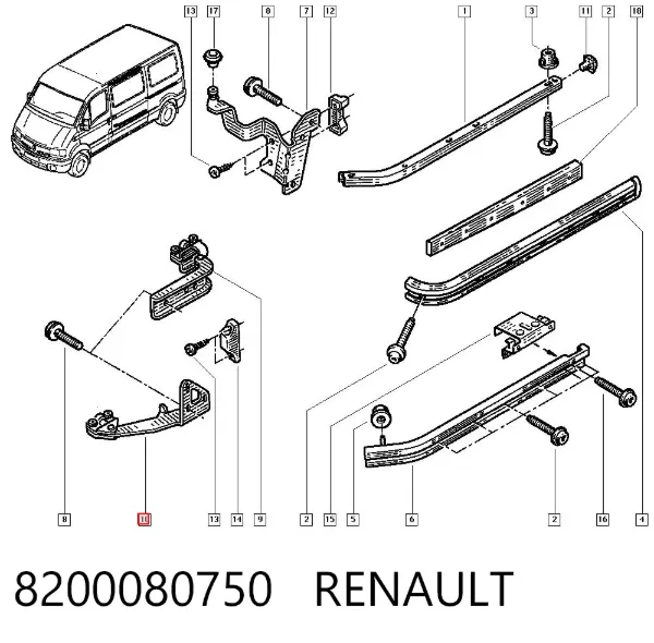  8200080750 Renault (RVI)