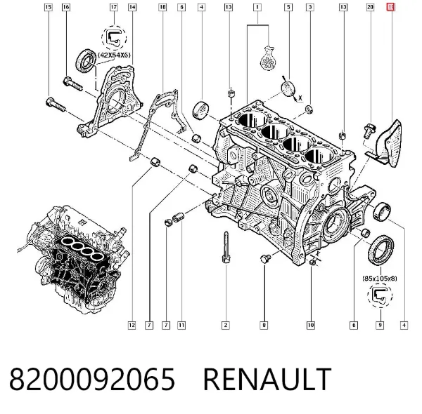  8200092065 Renault (RVI)