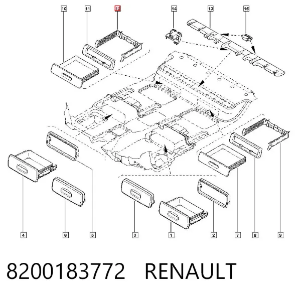  8200183772 Renault (RVI)