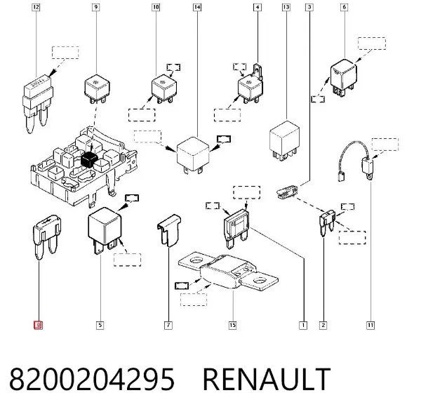 Діод генератора 8200204295 Renault (RVI)