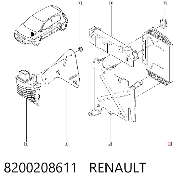 Котушка запалювання 8200208611 Renault (RVI)
