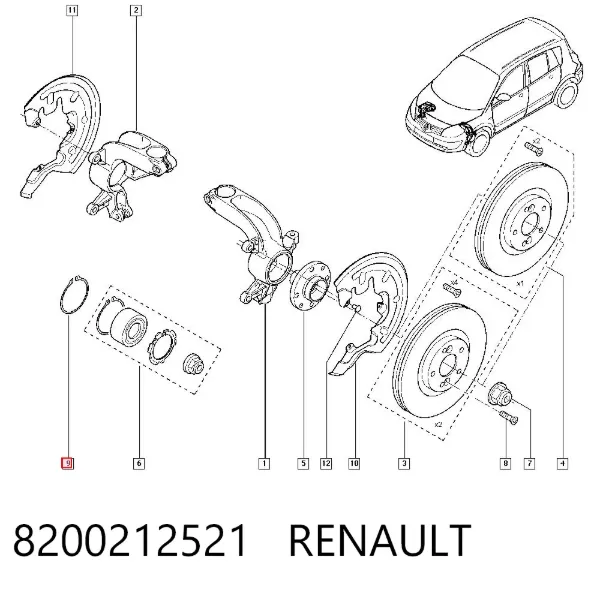  8200212521 Renault (RVI)