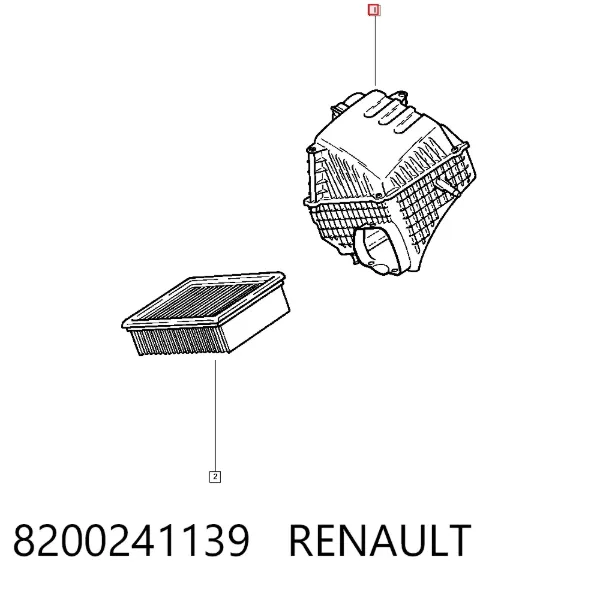 Корпус фільтра 8200241139 Renault (RVI)