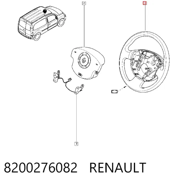 Кермо 8200276082 Renault (RVI)