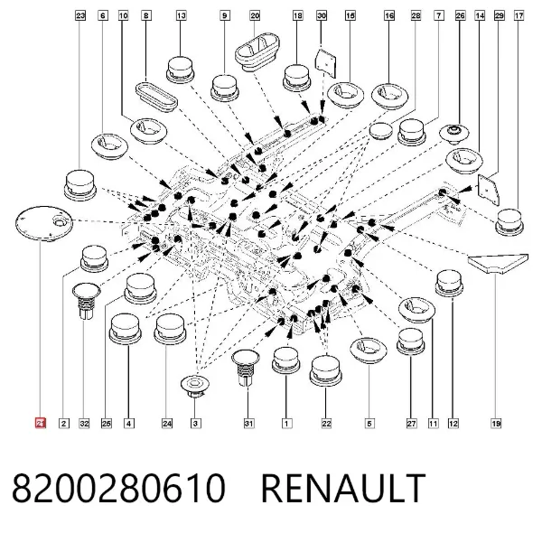  8200280610 Renault (RVI)