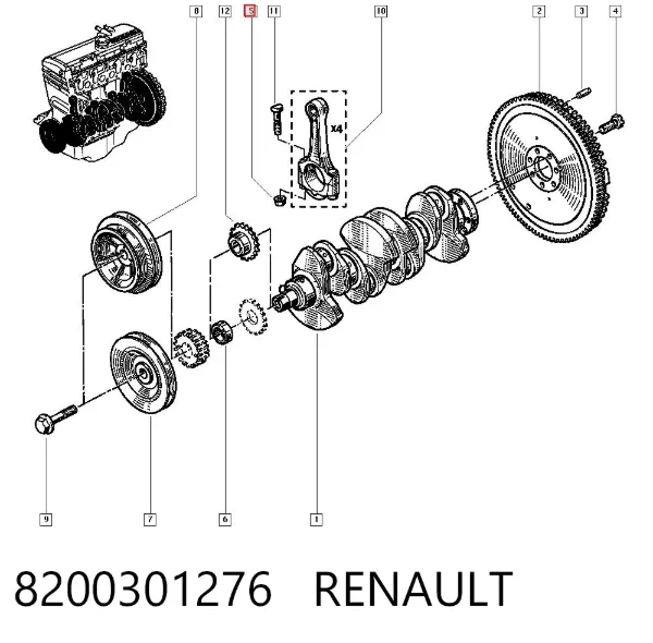  8200301276 Renault (RVI)