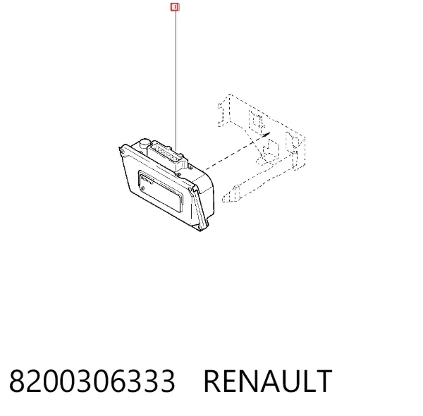 Модуль (ЕБУ) АКПП електронний 8200306333 Renault (RVI)