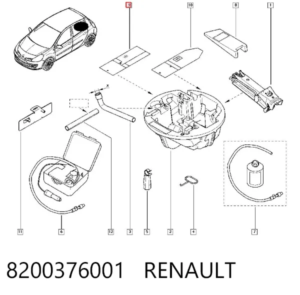  8200376001 Renault (RVI)