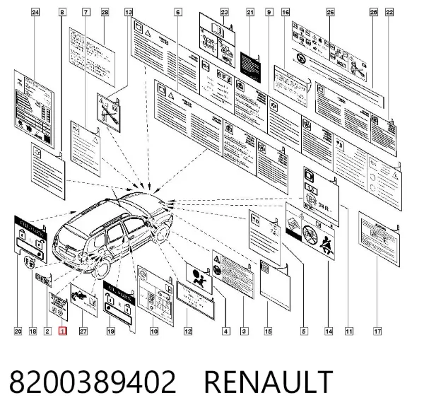  8200389402 Renault (RVI)