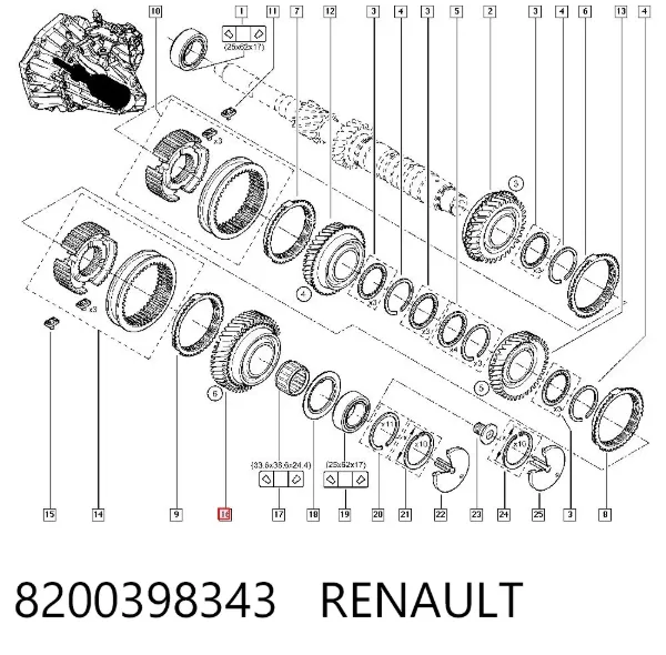 8200398343 Renault (RVI)