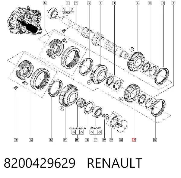  8200429629 Renault (RVI)