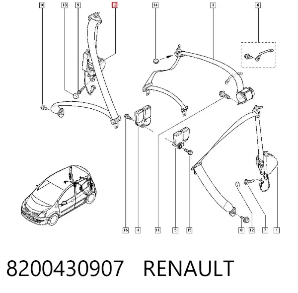  8200430907 Renault (RVI)