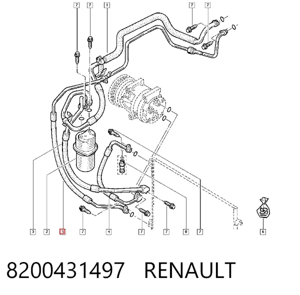  8200431497 Renault (RVI)