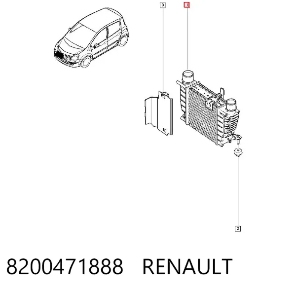 Інтеркулер 8200471888 Renault (RVI)