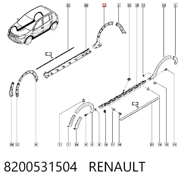  8200531504 Renault (RVI)
