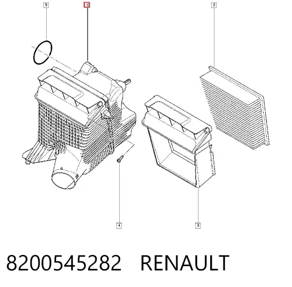 Корпус фільтра 8200545282 Renault (RVI)