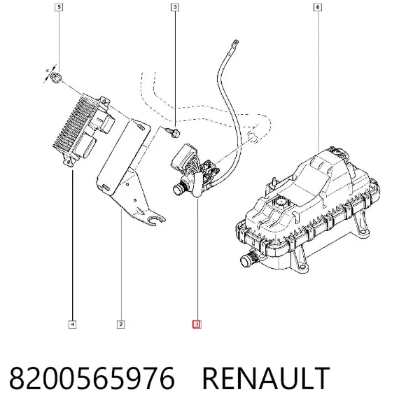 Електропідігрівач охолоджуючої рідини 8200565976 Renault (RVI)