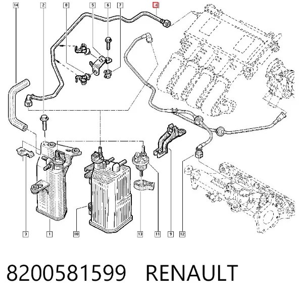  8200581599 Renault (RVI)