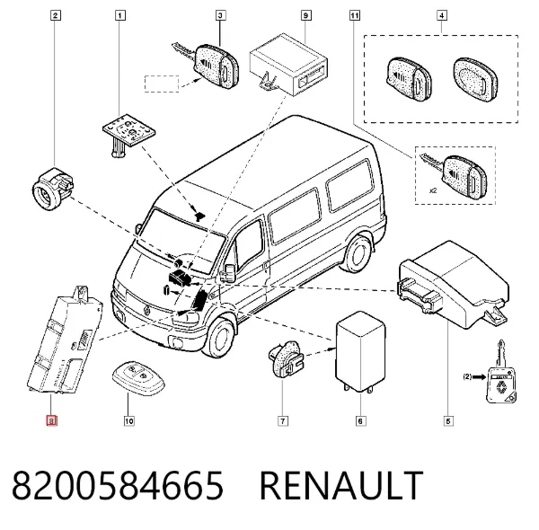  8200584665 Renault (RVI)