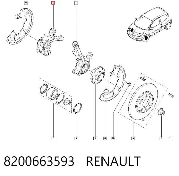  8200663593 Renault (RVI)