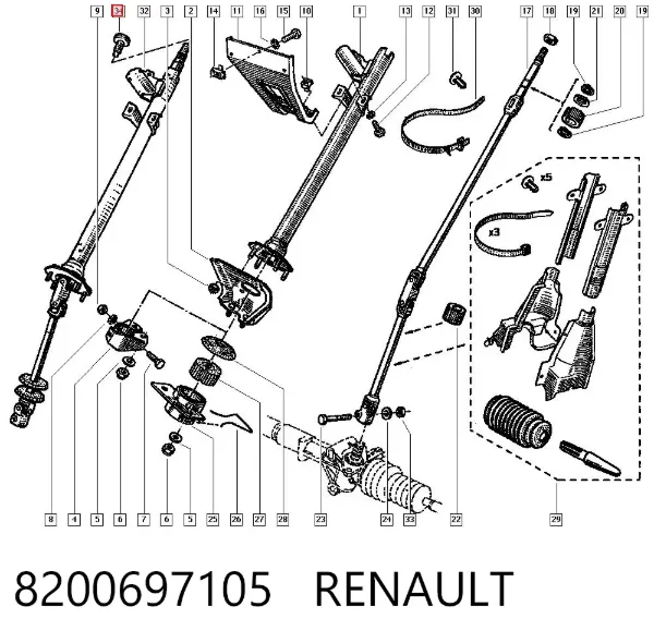  8200697105 Renault (RVI)