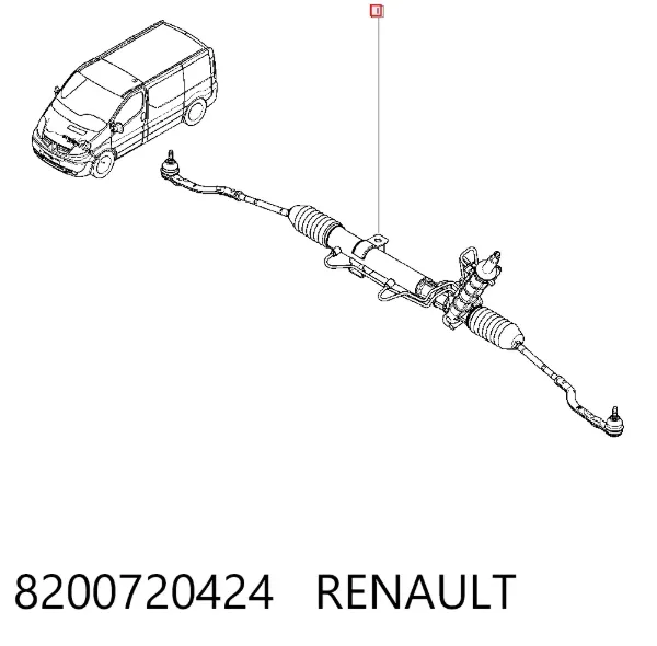 Рульова рейка 8200720424 Renault (RVI)