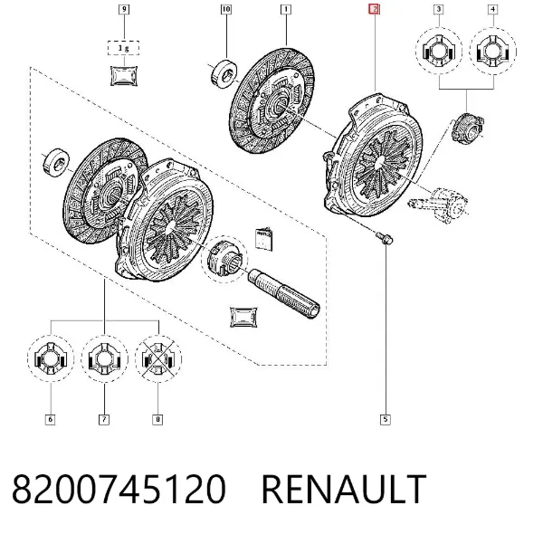  8200745120 Renault (RVI)