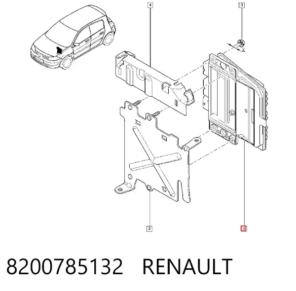 Котушка запалювання 8200785132 Renault (RVI)