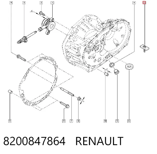  8200847864 Renault (RVI)