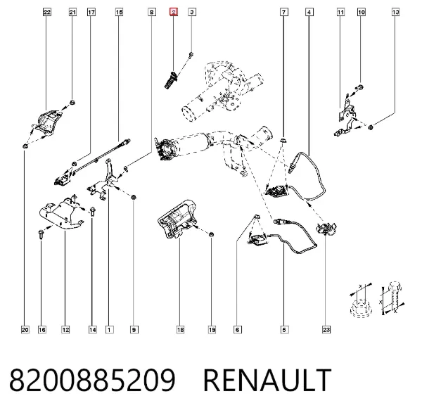 Датчик колінвала 8200885209 Renault (RVI)