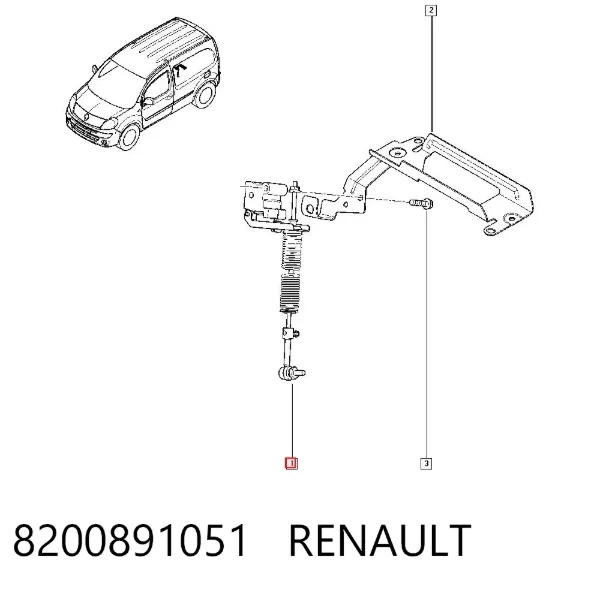 Регулятор тиску гальм/Регулятор гальмівних сил 8200891051 Renault (RVI)