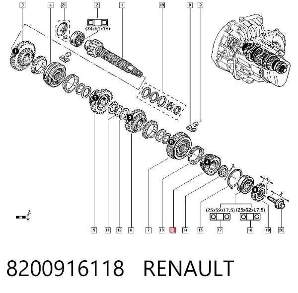  8200916118 Renault (RVI)
