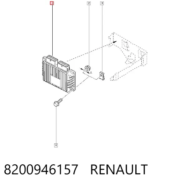 Модуль (ЕБУ) АКПП електронний 8200946157 Renault (RVI)