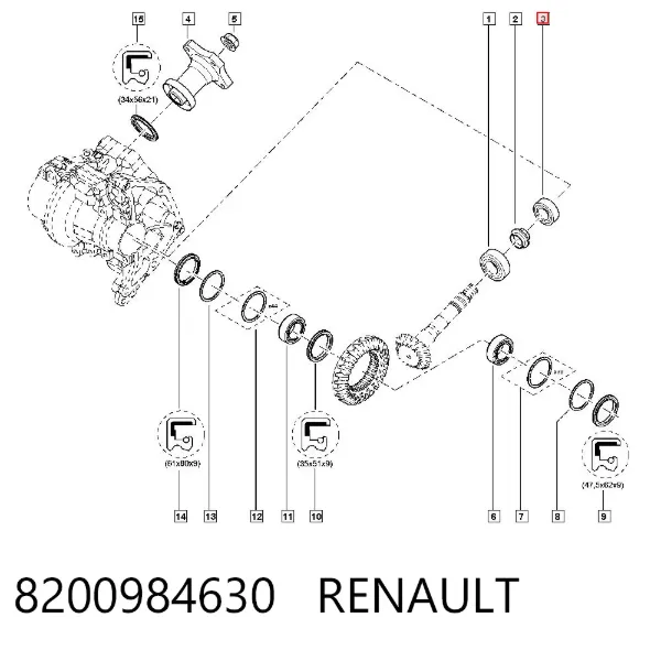  8200984630 Renault (RVI)