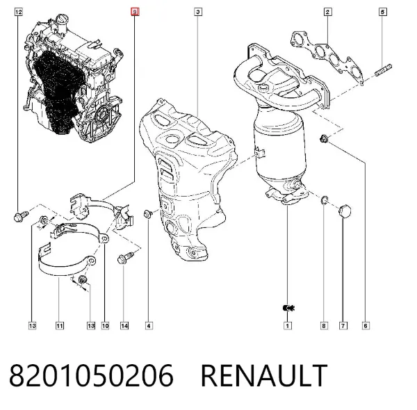  8201050206 Renault (RVI)