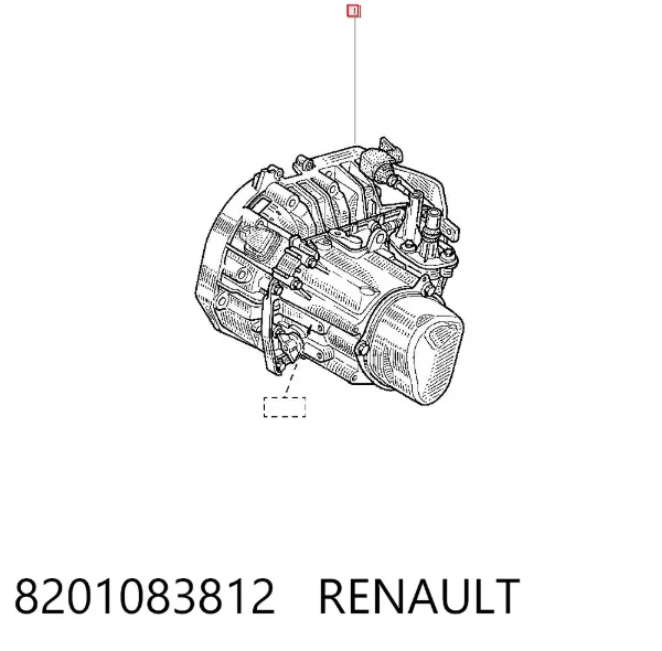 Коробка передач 8201083812 Renault (RVI)