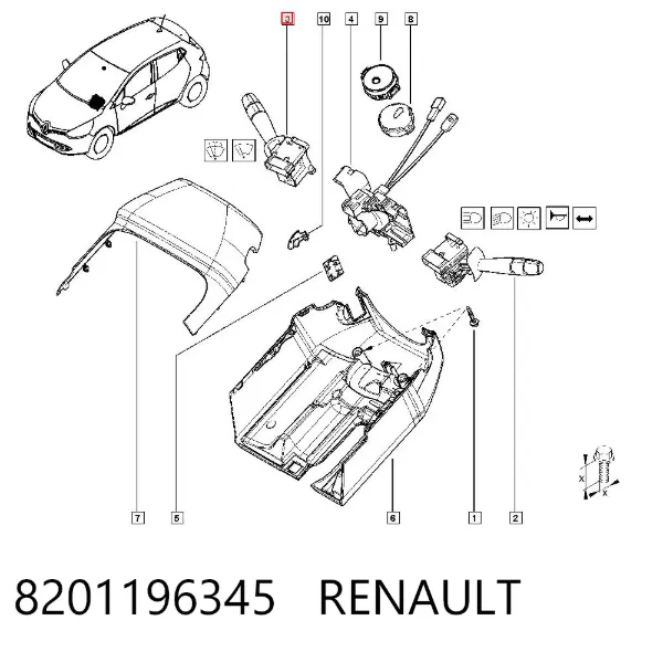  8201196345 Renault (RVI)